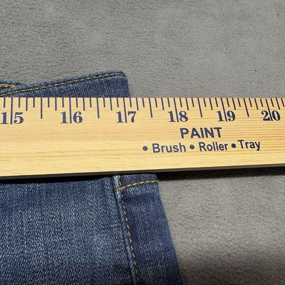 LOFT Womens Jeans Size 14 Light Denim Skinny Crop Stretch - Picture 6 of 9